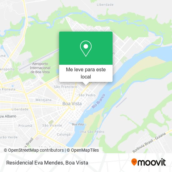 Residencial Eva Mendes mapa