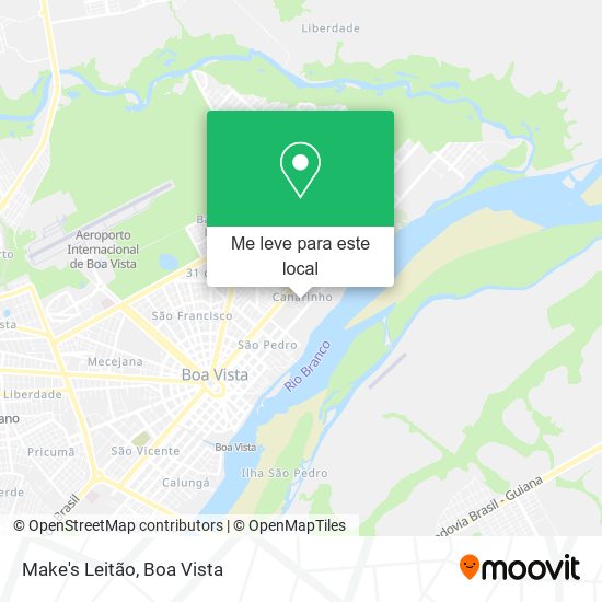 Make's Leitão mapa