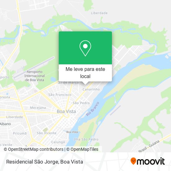 Residencial São Jorge mapa