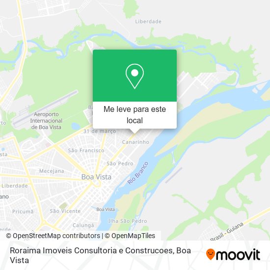 Roraima Imoveis Consultoria e Construcoes mapa