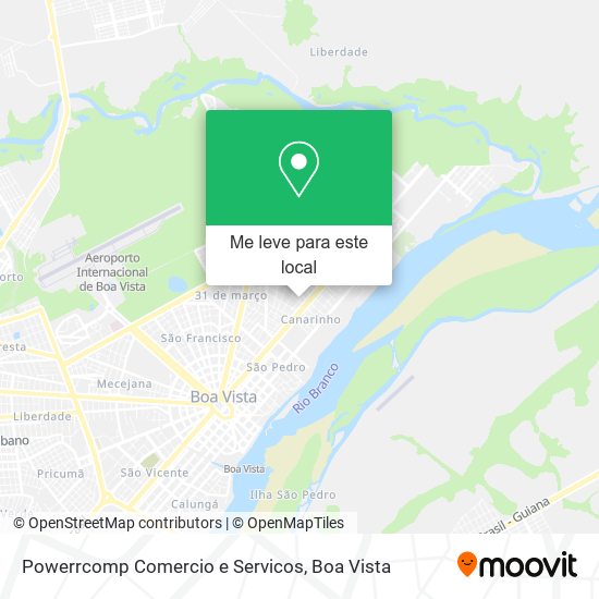 Powerrcomp Comercio e Servicos mapa