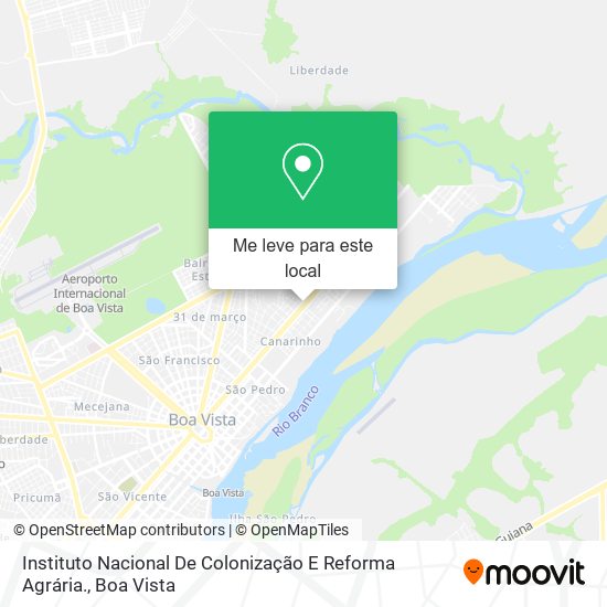 Instituto Nacional De Colonização E Reforma Agrária. mapa