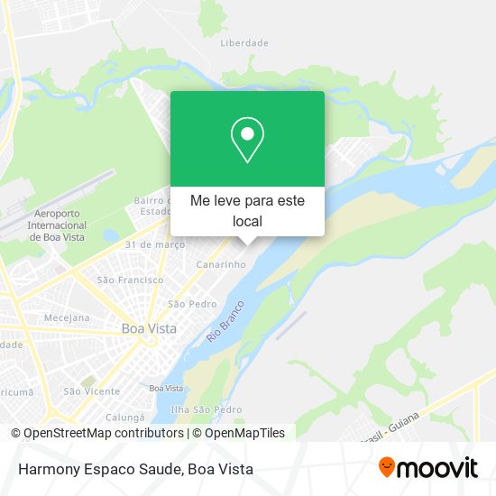 Harmony Espaco Saude mapa