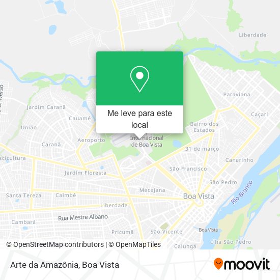 Arte da Amazônia mapa