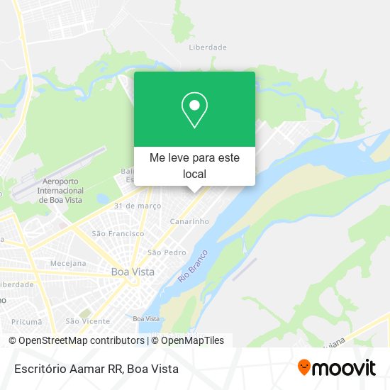 Escritório Aamar RR mapa