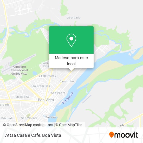 Ättaä Casa e Café mapa