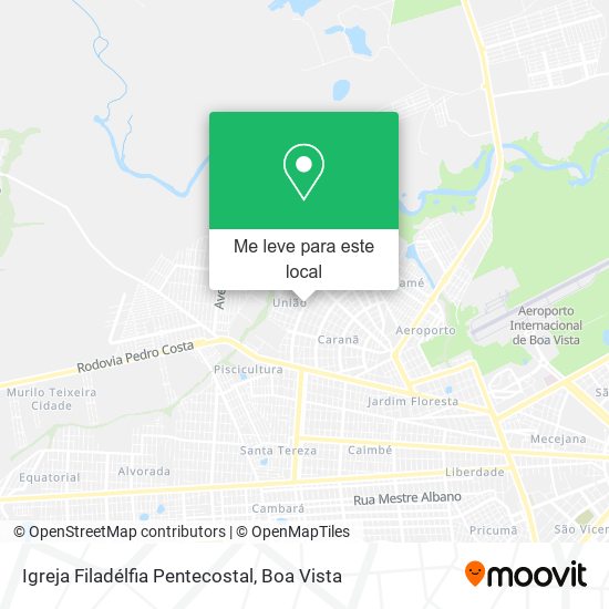 Igreja Filadélfia Pentecostal mapa