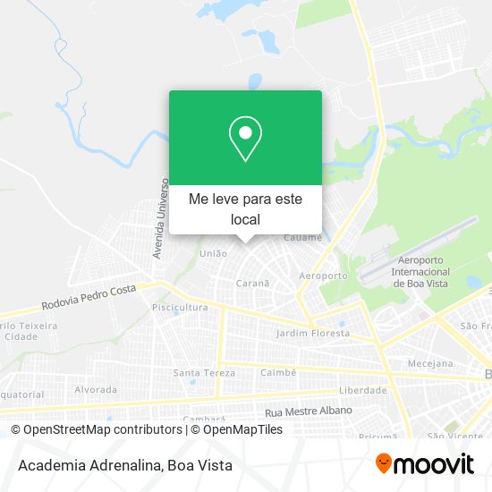 Academia Adrenalina mapa