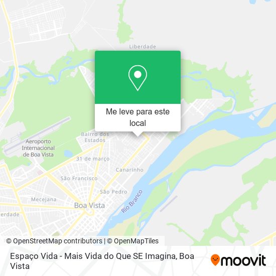 Espaço Vida - Mais Vida do Que SE Imagina mapa