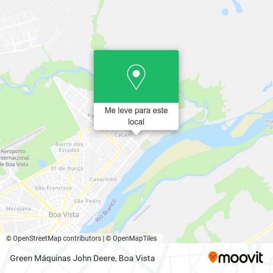 Green Máquinas John Deere mapa