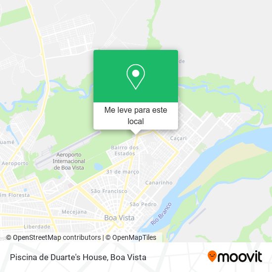 Piscina de Duarte's House mapa