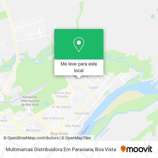 Multimarcas Distribuidora Em Paraviana mapa