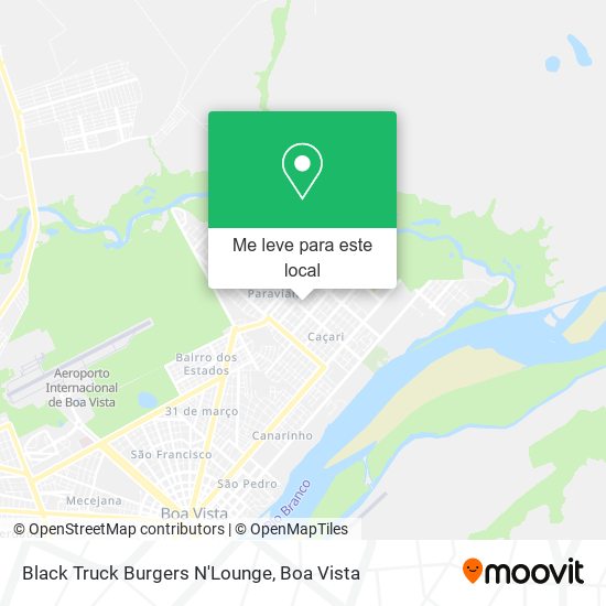 Black Truck Burgers N'Lounge mapa