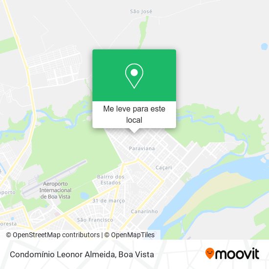 Condomínio Leonor Almeida mapa