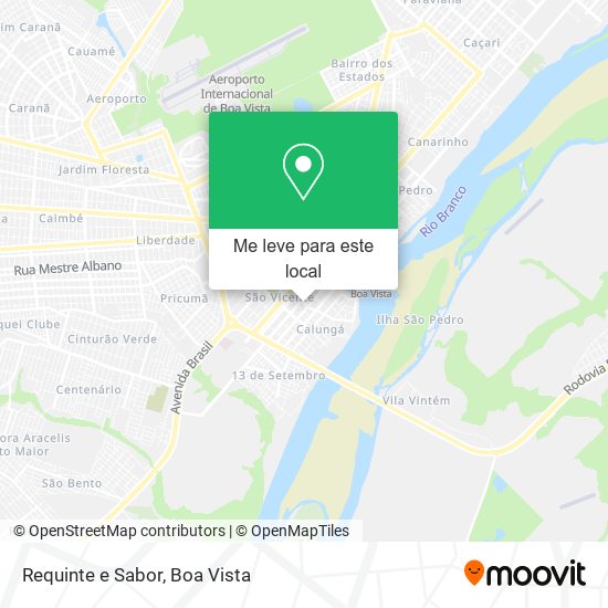 Requinte e Sabor mapa