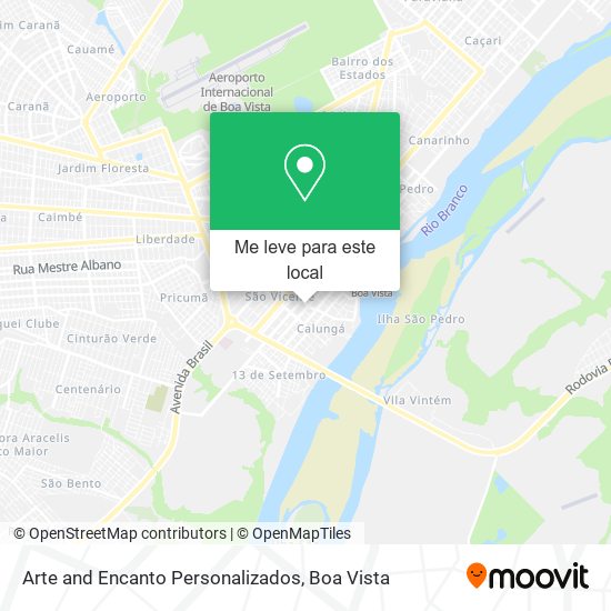 Arte and Encanto Personalizados mapa