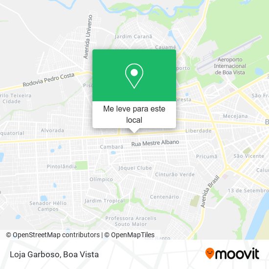 Loja Garboso mapa