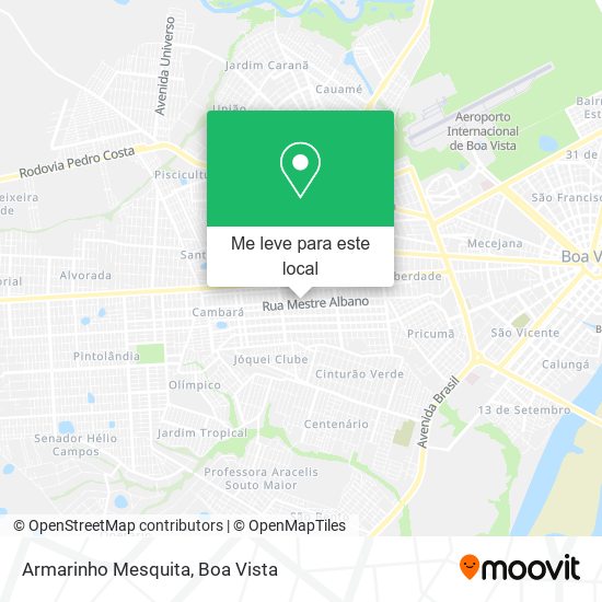 Armarinho Mesquita mapa