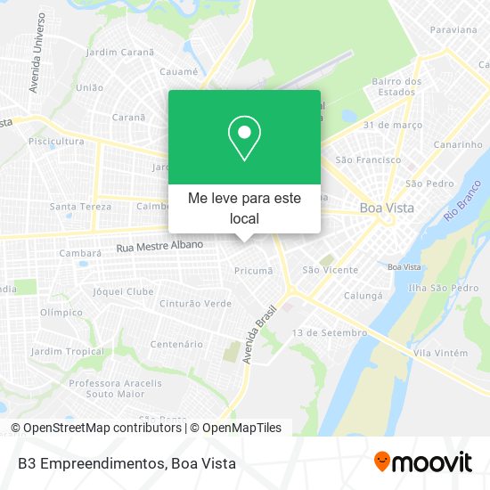 B3 Empreendimentos mapa