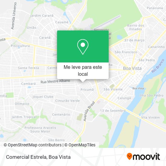 Comercial Estrela mapa