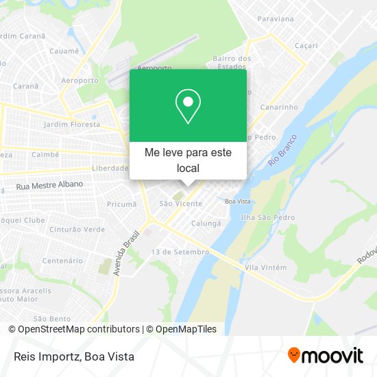 Reis Importz mapa
