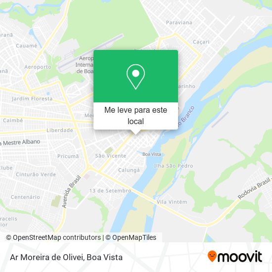 Ar Moreira de Olivei mapa