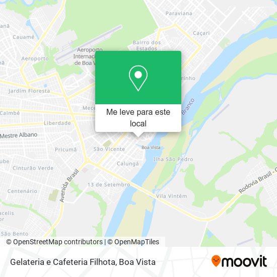 Gelateria e Cafeteria Filhota mapa