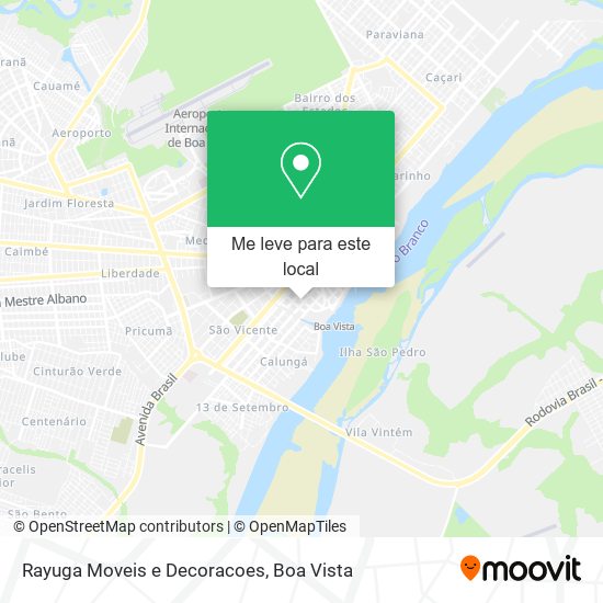 Rayuga Moveis e Decoracoes mapa
