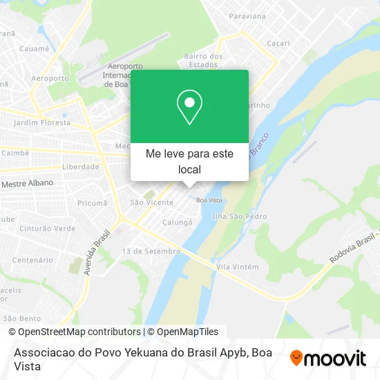 Associacao do Povo Yekuana do Brasil Apyb mapa