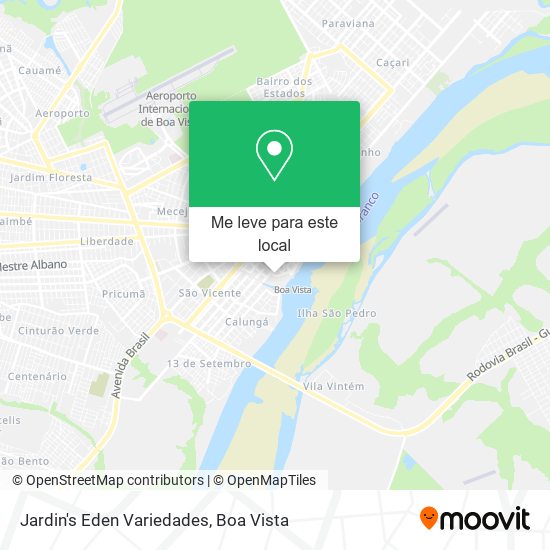 Jardin's Eden Variedades mapa