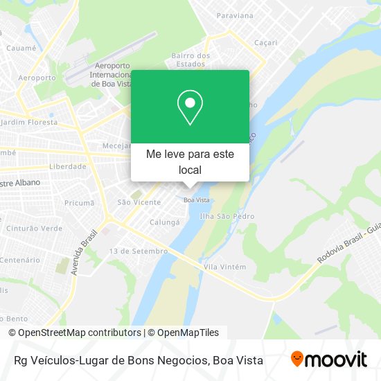 Rg Veículos-Lugar de Bons Negocios mapa