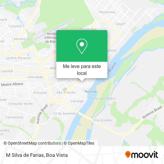 M Silva de Farias mapa