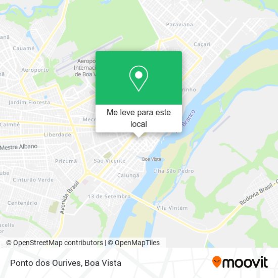 Ponto dos Ourives mapa