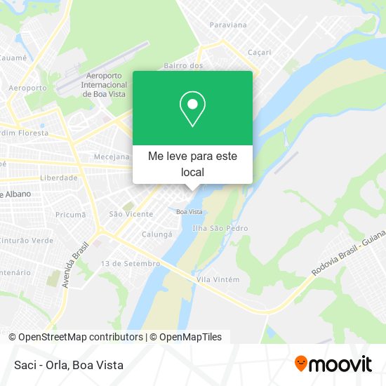 Saci - Orla mapa