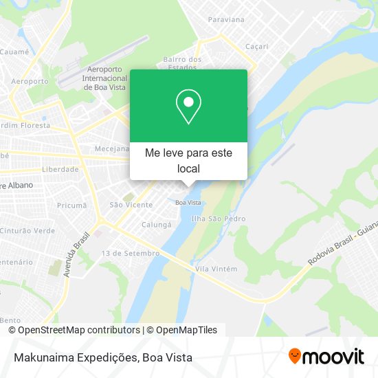 Makunaima Expedições mapa