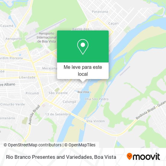 Rio Branco Presentes and Variedades mapa