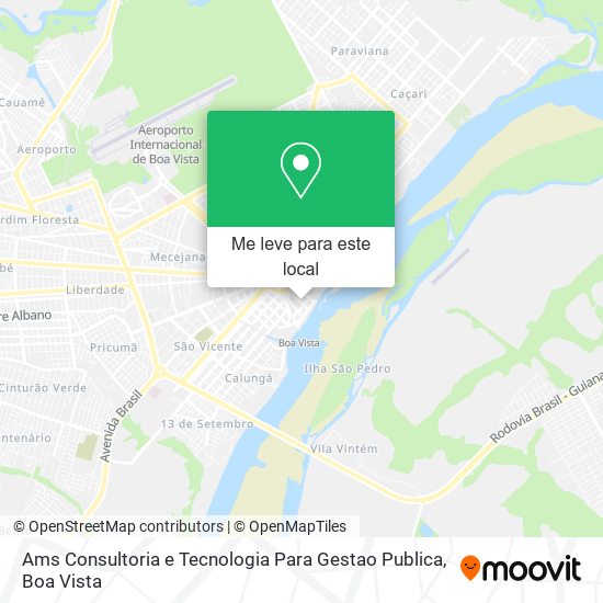 Ams Consultoria e Tecnologia Para Gestao Publica mapa