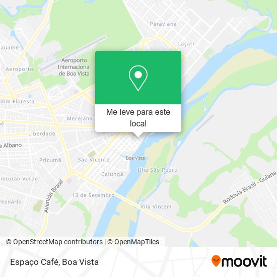 Espaço Café mapa