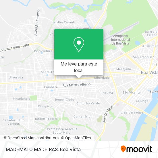 MADEMATO MADEIRAS mapa