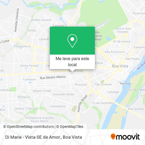 Di Marie - Vista-SE de Amor. mapa