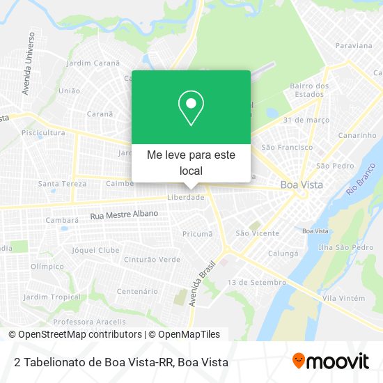 2 Tabelionato de Boa Vista-RR mapa