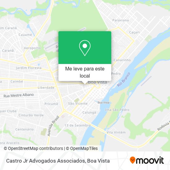 Castro Jr Advogados Associados mapa