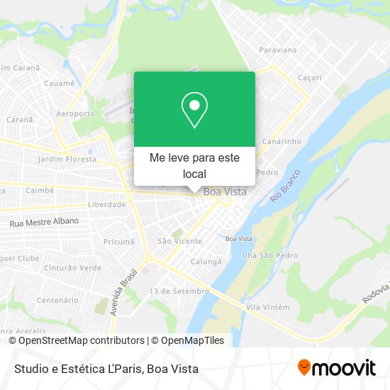 Studio e Estética L'Paris mapa