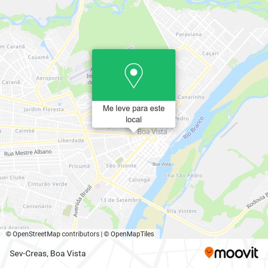 Sev-Creas mapa