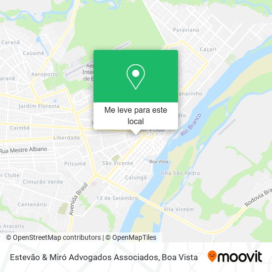 Estevão & Miró Advogados Associados mapa