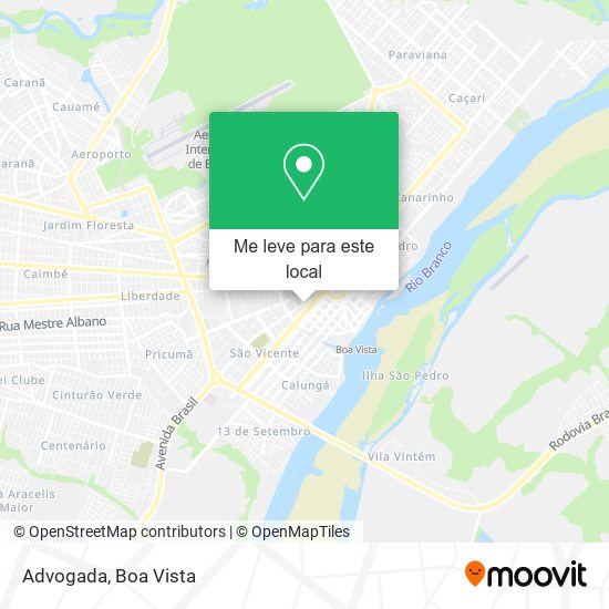 Advogada mapa