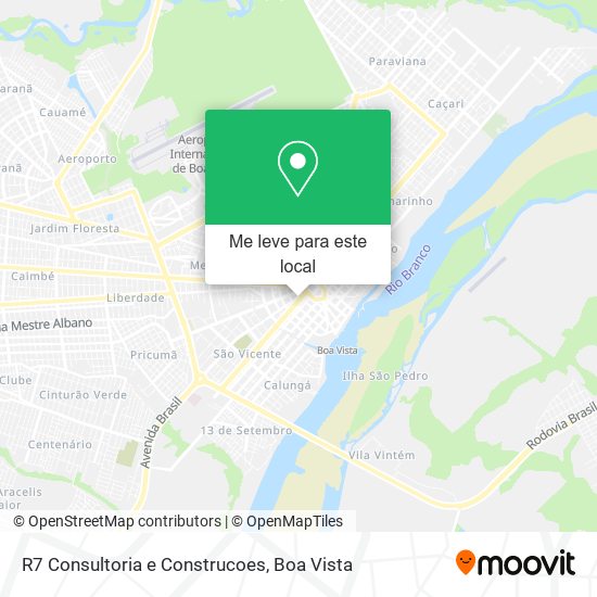 R7 Consultoria e Construcoes mapa