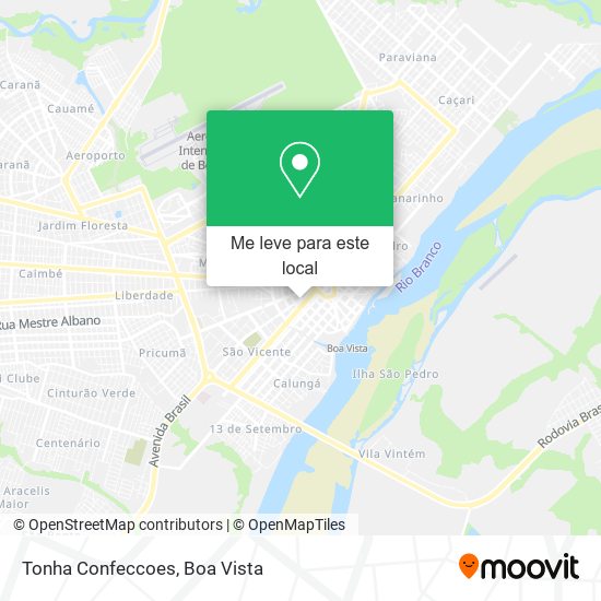 Tonha Confeccoes mapa