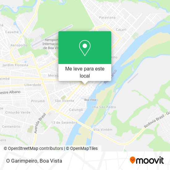 O Garimpeiro mapa