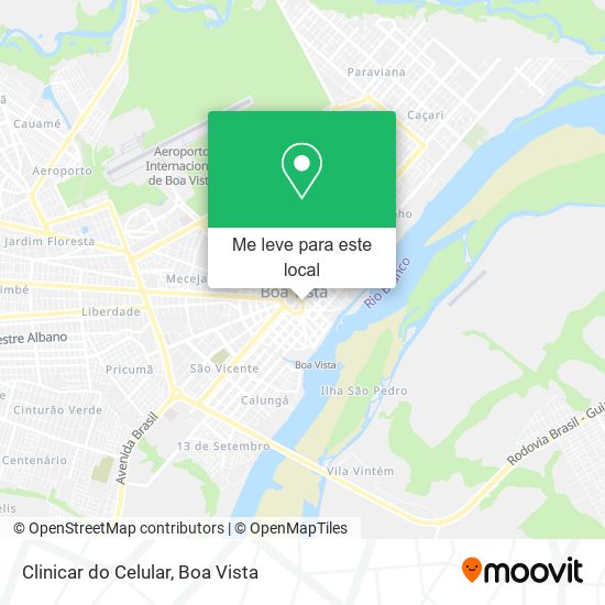 Clinicar do Celular mapa